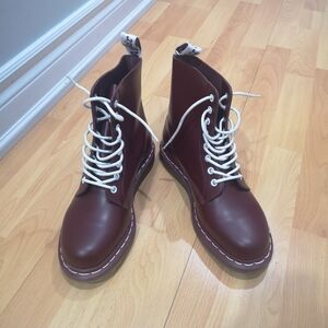 Dr. Martens 1460 Pascal 8-eye boots Cherry red Virginia leather